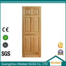 Traditional Solid Wooden High Quality Raised Six Panel Door